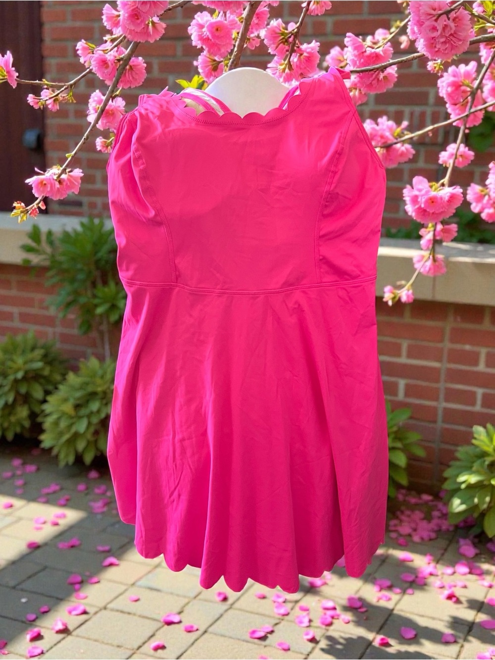 Hot pink athletic dress